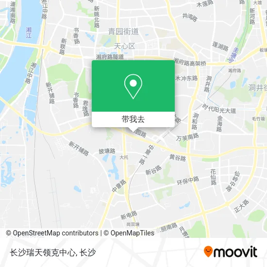 长沙瑞天领克中心地图
