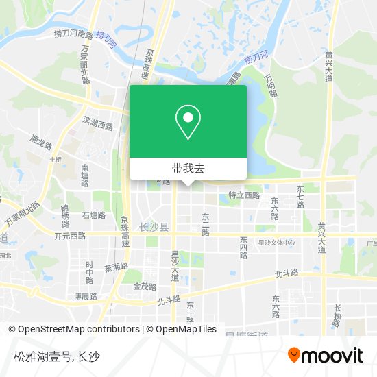 松雅湖壹号地图