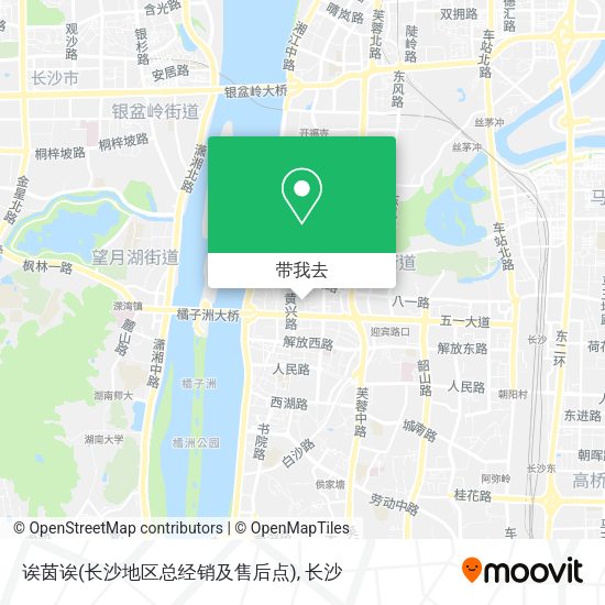 诶茵诶(长沙地区总经销及售后点)地图