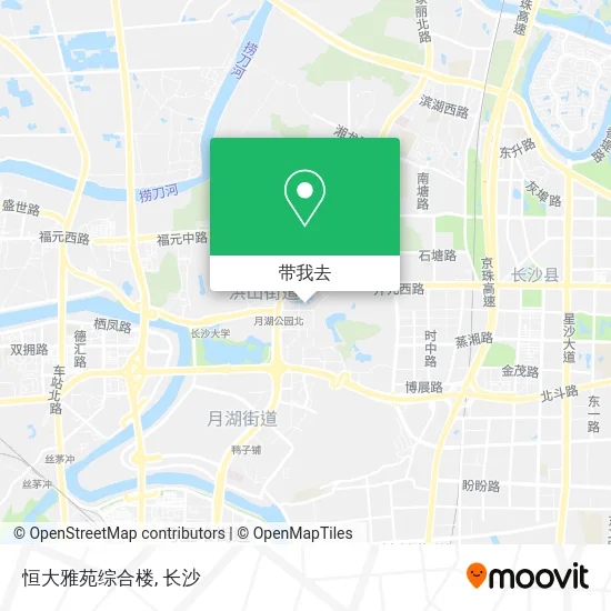恒大雅苑综合楼地图
