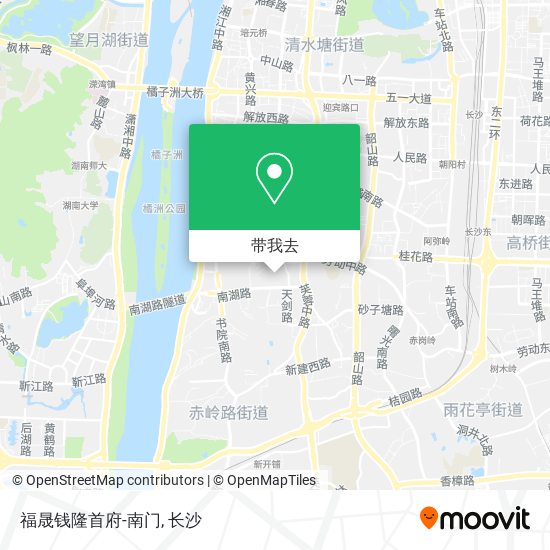 福晟钱隆首府-南门地图