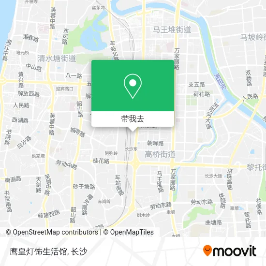 鹰皇灯饰生活馆地图