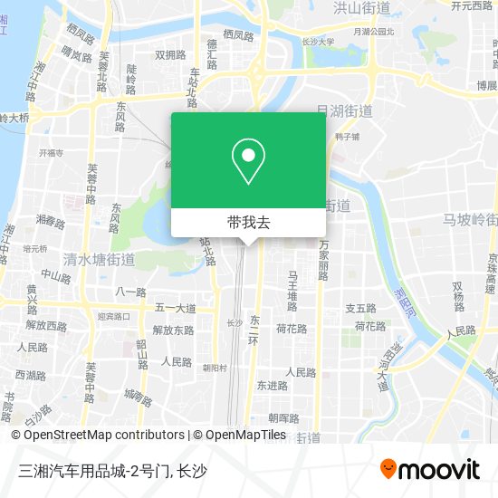 三湘汽车用品城-2号门地图