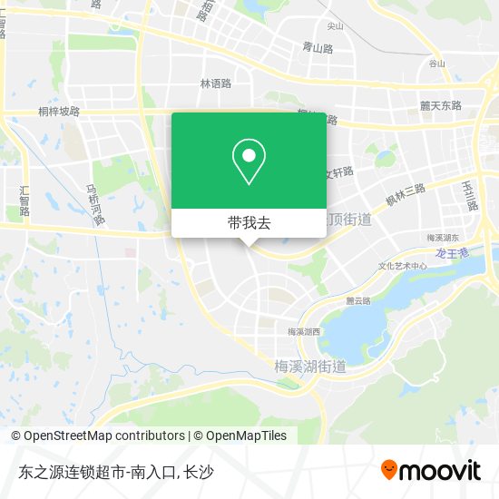 东之源连锁超市-南入口地图