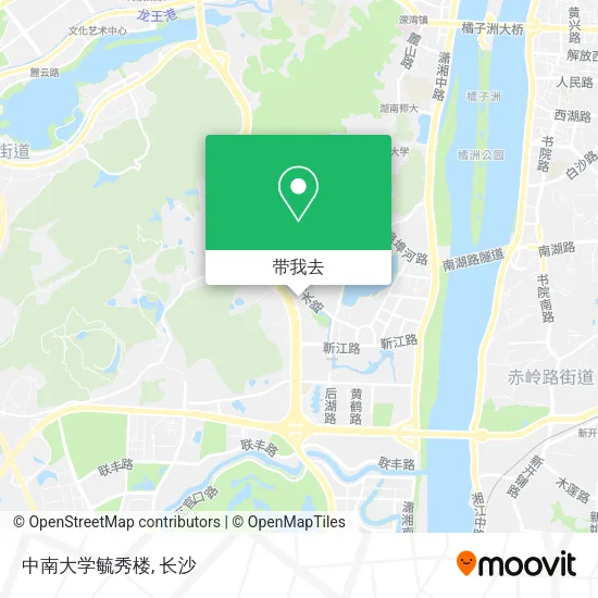 中南大学毓秀楼地图