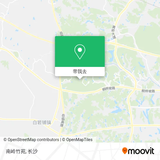 南岭竹苑地图