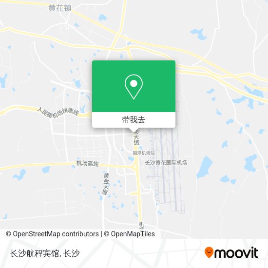 长沙航程宾馆地图