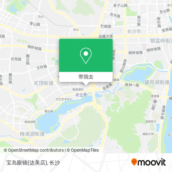 宝岛眼镜(达美店)地图