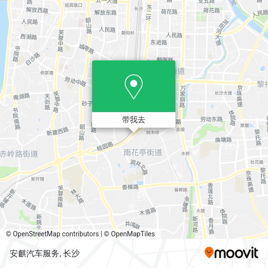 安麒汽车服务地图