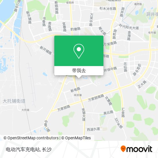 电动汽车充电站地图