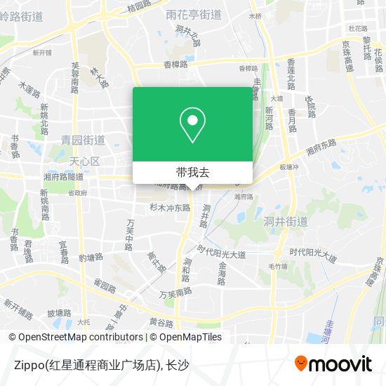 Zippo(红星通程商业广场店)地图