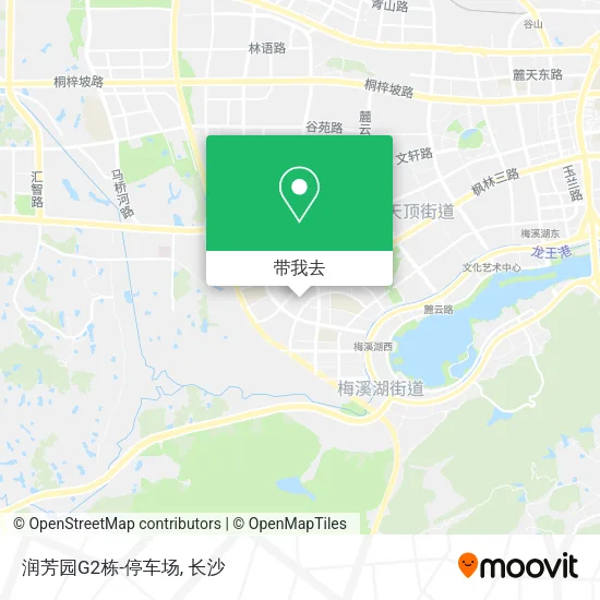 润芳园G2栋-停车场地图