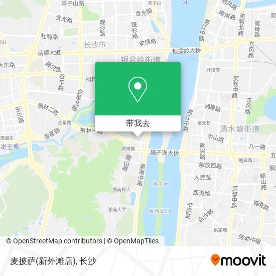 麦披萨(新外滩店)地图