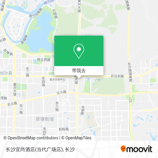 长沙宜尚酒店(当代广场店)地图