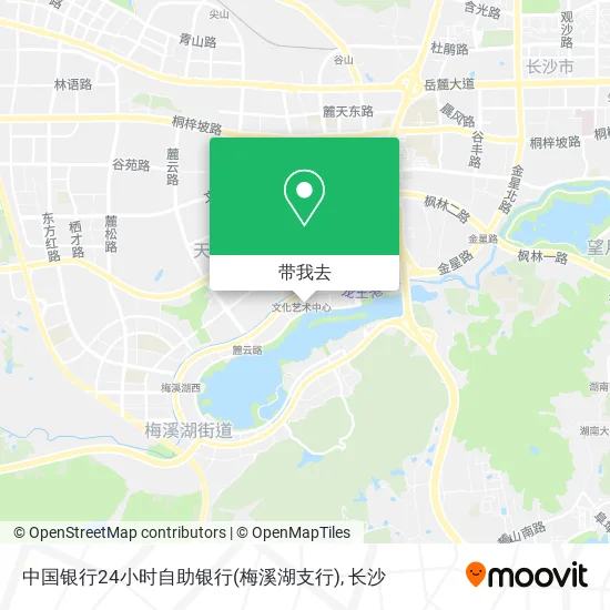中国银行24小时自助银行(梅溪湖支行)地图