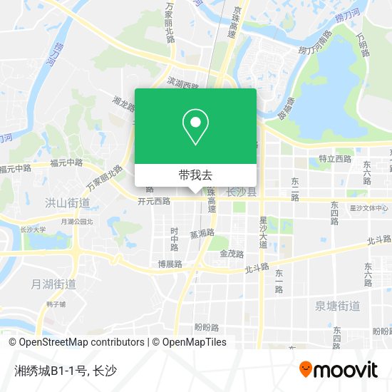 湘绣城B1-1号地图
