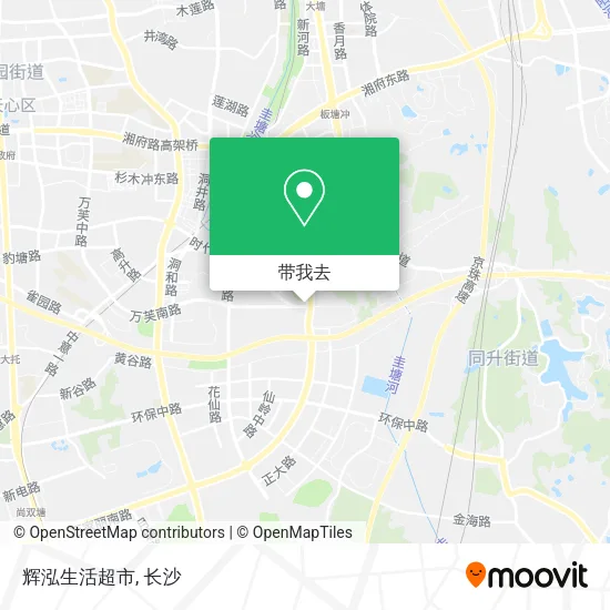 辉泓生活超市地图