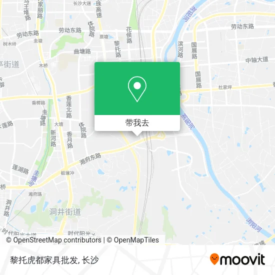 黎托虎都家具批发地图