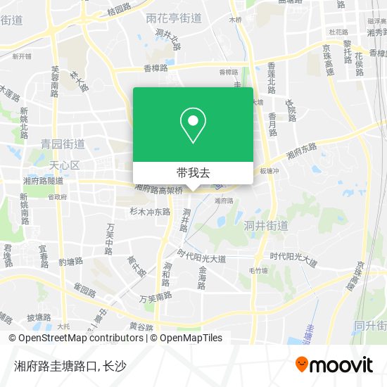 湘府路圭塘路口地图