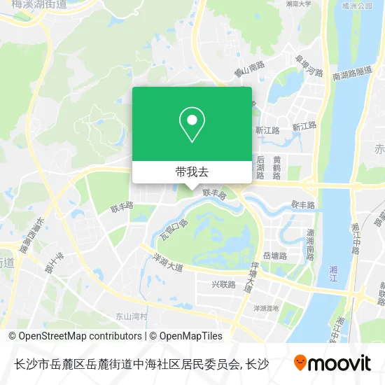 长沙市岳麓区岳麓街道中海社区居民委员会地图