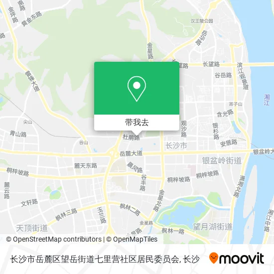 长沙市岳麓区望岳街道七里营社区居民委员会地图