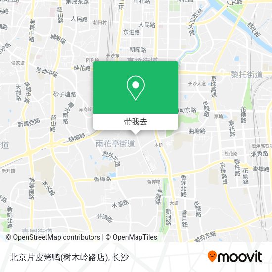 北京片皮烤鸭(树木岭路店)地图