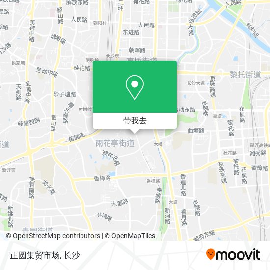 正圆集贸市场地图