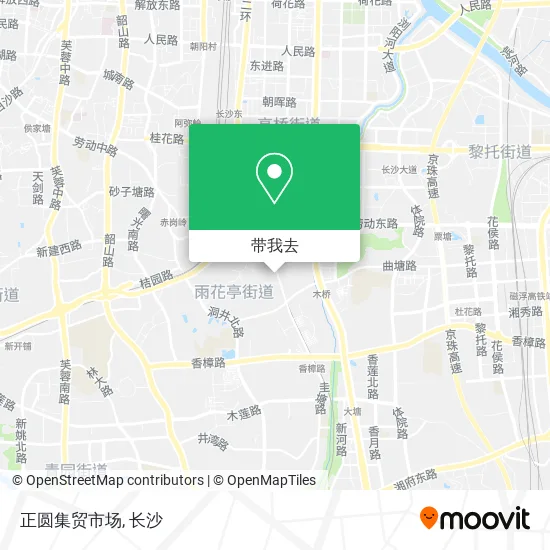 正圆集贸市场地图