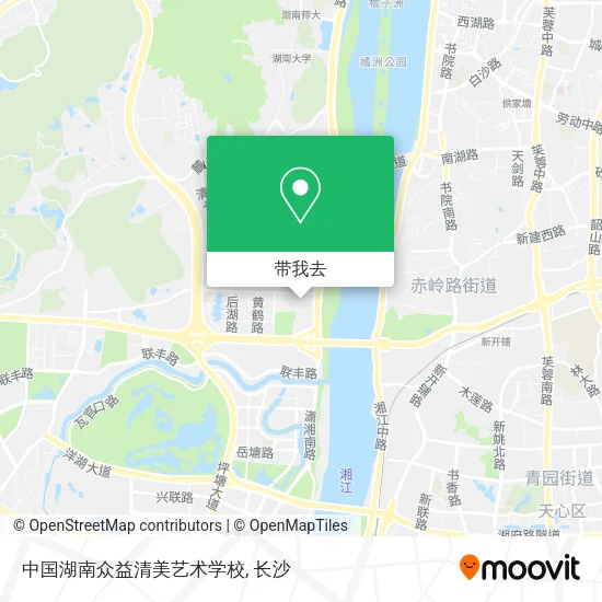 中国湖南众益清美艺术学校地图