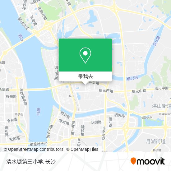 清水塘第三小学地图