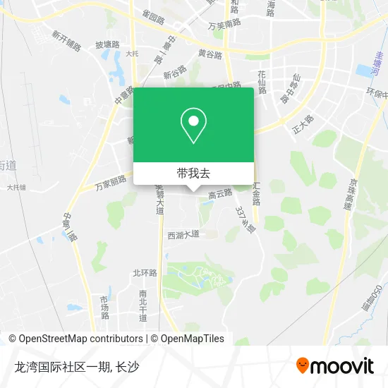 龙湾国际社区一期地图