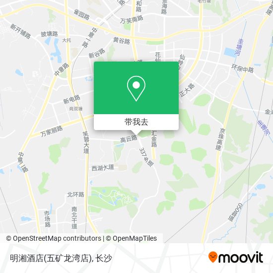 明湘酒店(五矿龙湾店)地图