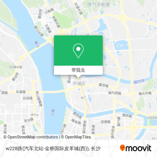 w228路(汽车北站-金桥国际皮革城(西))地图