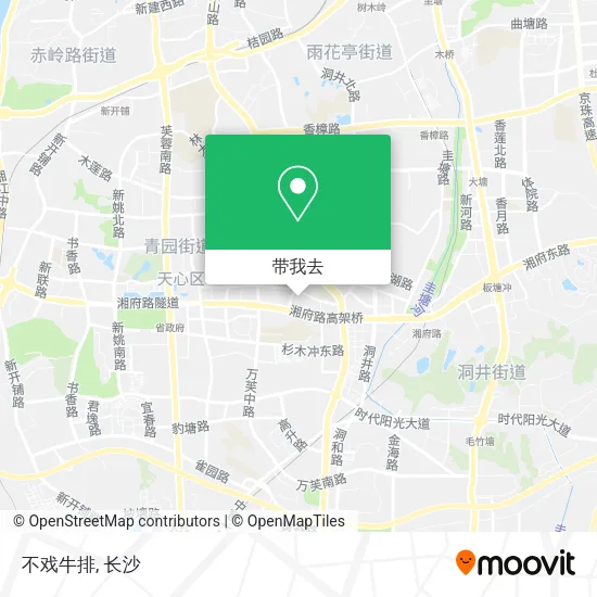 不戏牛排地图