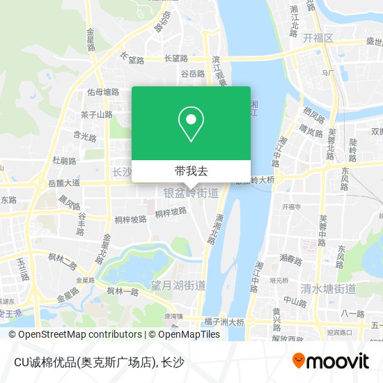 CU诚棉优品(奥克斯广场店)地图