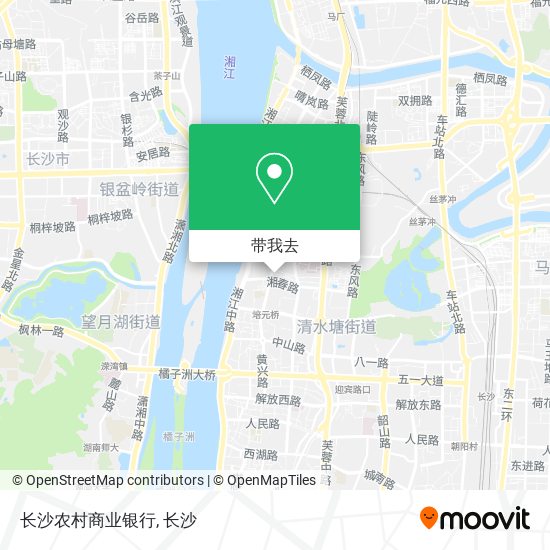 长沙农村商业银行地图