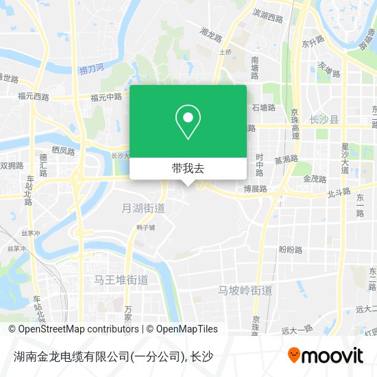 湖南金龙电缆有限公司(一分公司)地图
