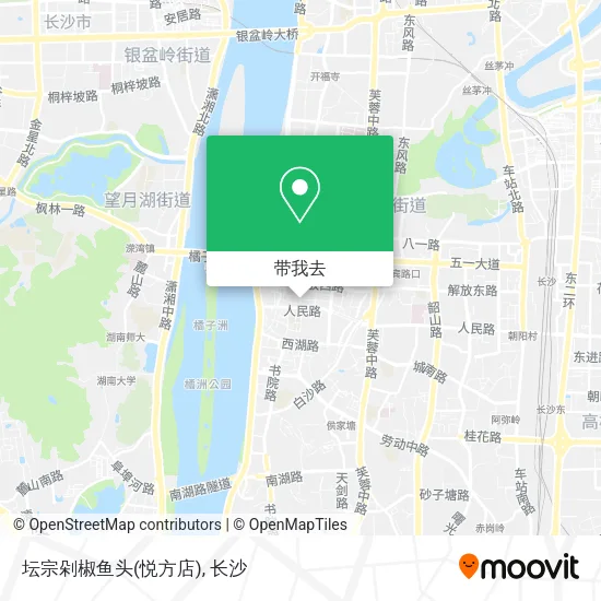 坛宗剁椒鱼头(悦方店)地图