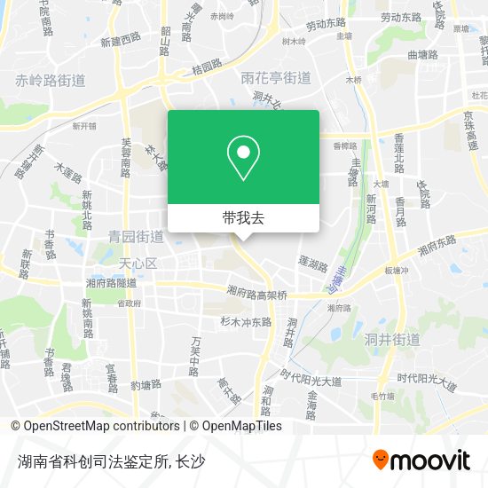 湖南省科创司法鉴定所地图