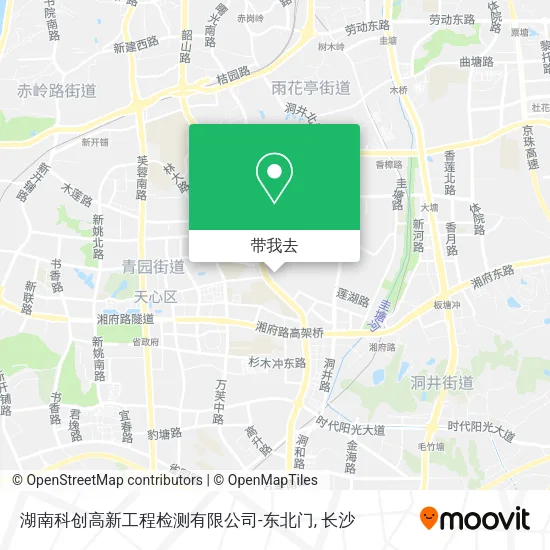 湖南科创高新工程检测有限公司-东北门地图