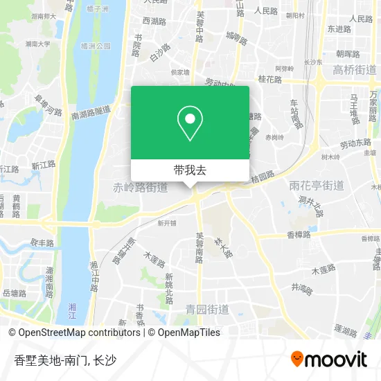 香墅美地-南门地图