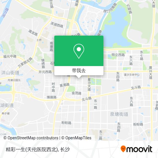精彩一生(天伦医院西北)地图