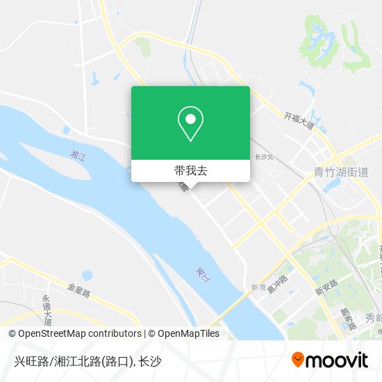 兴旺路/湘江北路(路口)地图