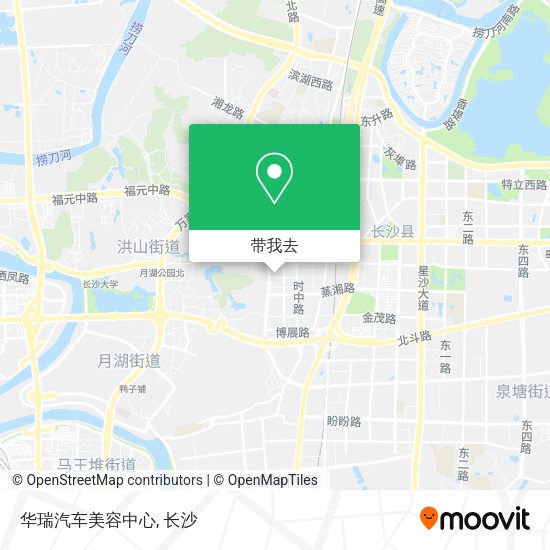 华瑞汽车美容中心地图