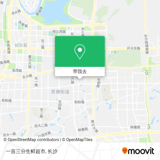 一亩三分生鲜超市地图