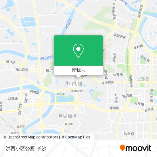 洪西小区公厕地图