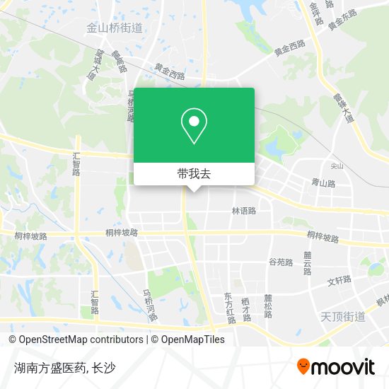 湖南方盛医药地图