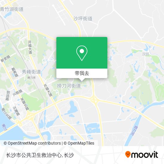 长沙市公共卫生救治中心地图
