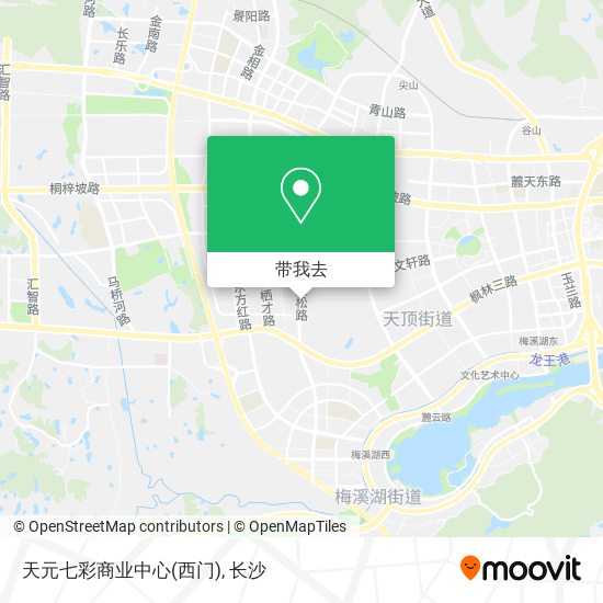 天元七彩商业中心(西门)地图