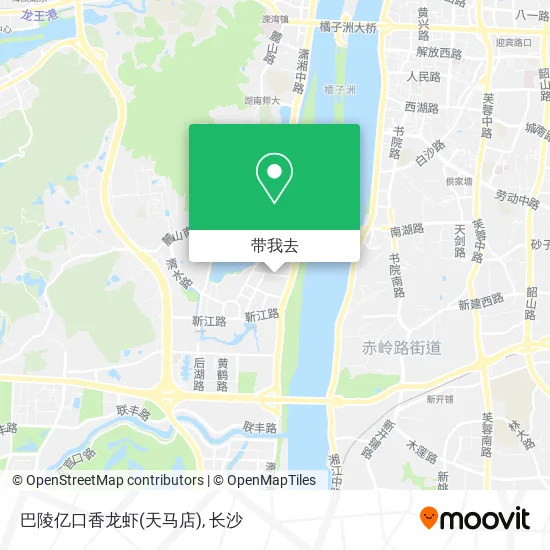 巴陵亿口香龙虾(天马店)地图